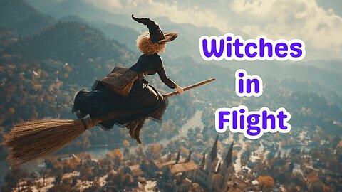 Skyrider Witch | Flying High with Style & Spells