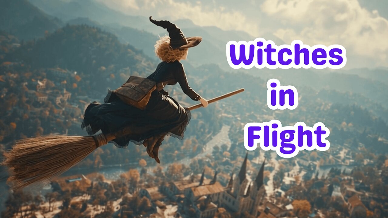 Skyrider Witch | Flying High with Style & Spells