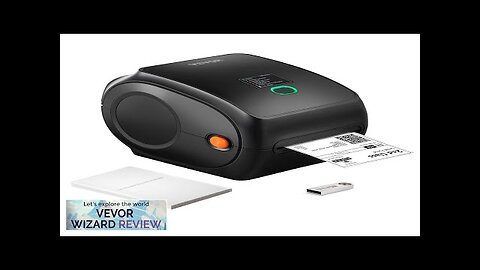 VEVOR Direct Bluetooth Thermal Label Printer HD(300DPI) All in One BT-USB Cable Review