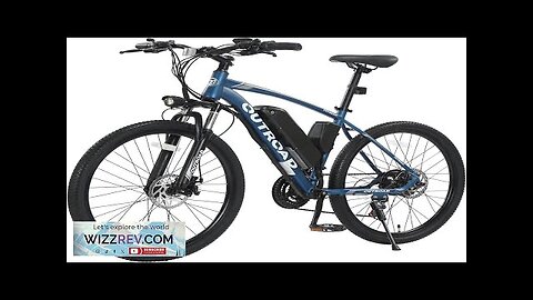 26" Electric Bicycle for Adults 500W Peak Motor 374.4Wh Battery 35-60 Mile Review