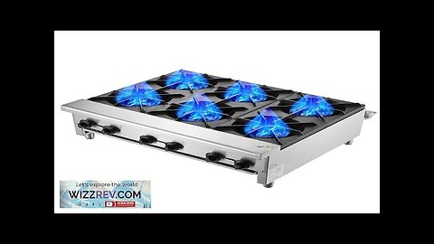 VEVOR Commercial Gas Range Stove 6 Burners Countertop Cooking Hot Plate Kitchen Review