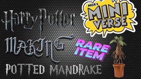 *RARE* Mini Verse - Harry Potter Mini Brands Mini Potions (POTTED MANDRAKE)