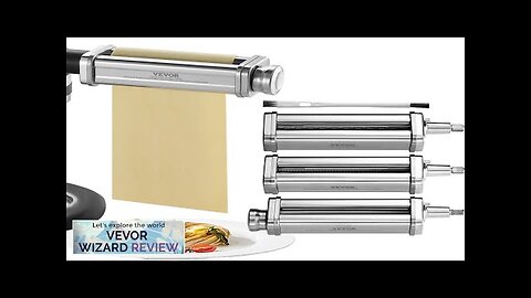 VEVOR Pasta Attachment for KitchenAid Stand Mixer Stainless Steel Pasta Roller Cutter Review