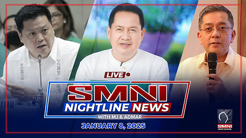 LIVE: SMNI Nightline News with Admar Vilando & MJ Mondejar | January 8, 2025 – Miyerkules