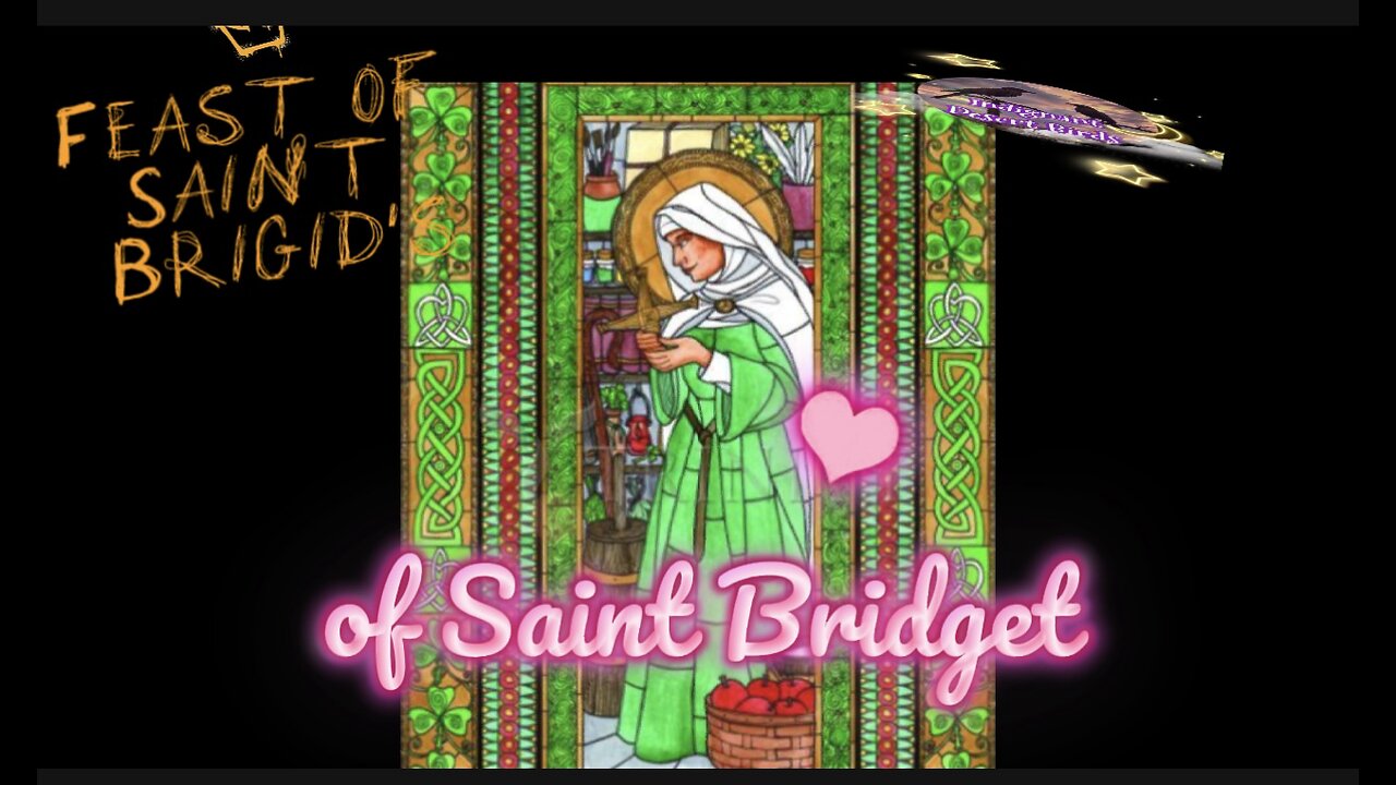 St. Brigid of Kildare patron St of Ireland who saw God in all creatures #stbrigidsday #saintbrigid