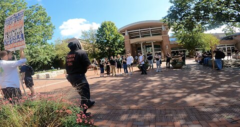 Penn State: 7 Campus Preachers Join To Warn The Students of Sin, Exalt Jesus, Preach the Blood, Large Crowd Eventually Forms, Homosexuals Mock, Hypocrites Rage, I'm Able To Pray for One Student, Jesus Is Magnified! 