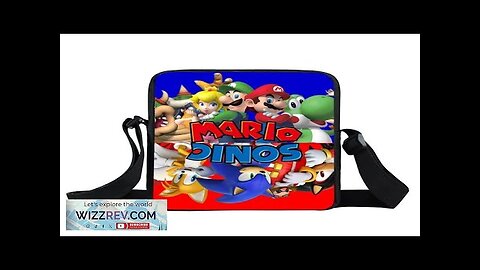 Mario And Sonic Upside Down Character Design Cross Body Bag Review