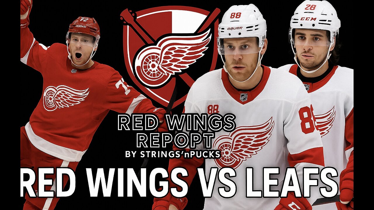 Detroit Red Wings goal compilation from win over Toronto Maple Leafs 6-3