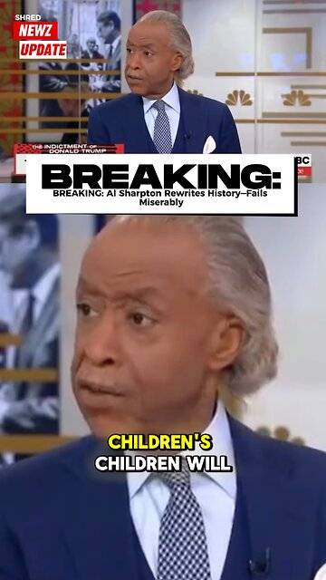 🚨 #BREAKING : Al Sharpton Rewrites History—Fails Miserably