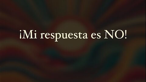 ¡ MI RESPUESTA ES NO ! - Indigosong