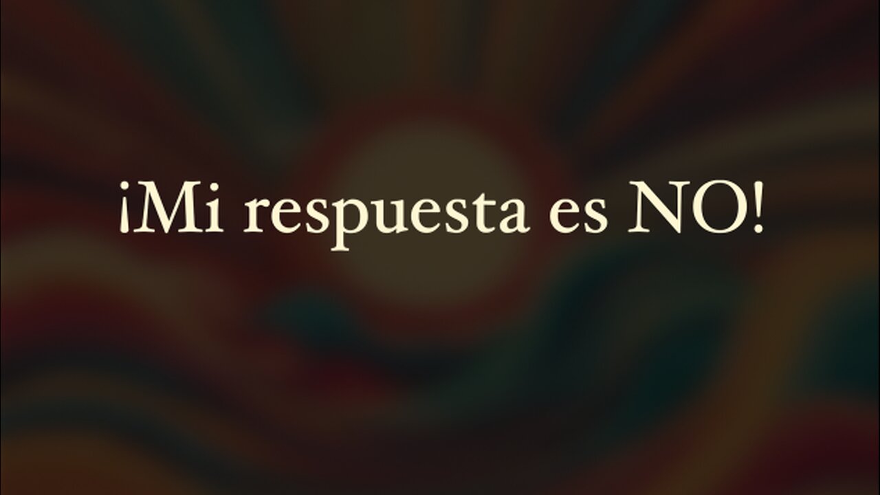 ¡ MI RESPUESTA ES NO ! - Indigosong
