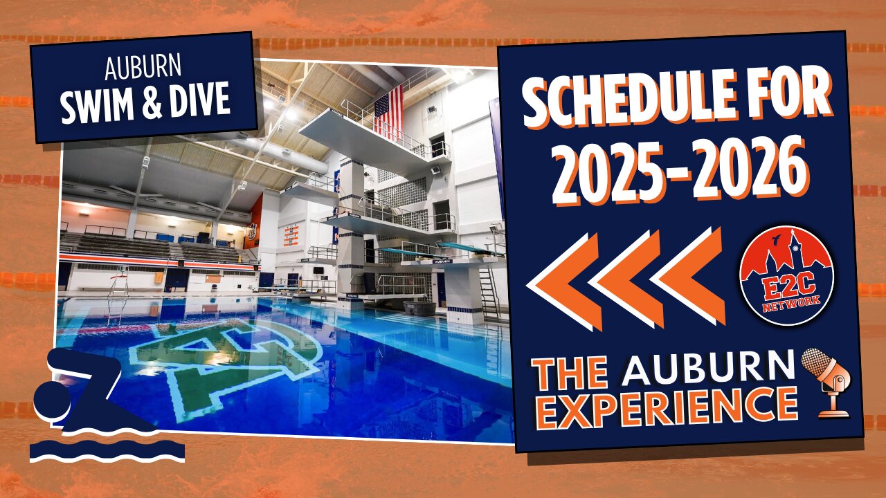 Where to Watch Auburn Swimming & Diving? | 2025-26 Schedule