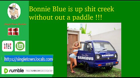 Bonnie Blue is in jail in Bali.............. LOL...