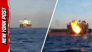 Ukraine's security unit confirms Black Sea attack on two Russian tankers