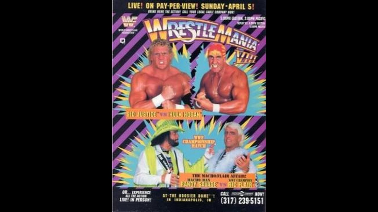 WWF WrestleMania VIII Full PayPerView