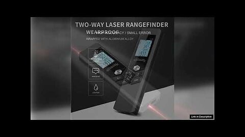 120M Two-Way Laser Rangefinder USB Rechargeable High Accuracy Portable Distance Meter Review