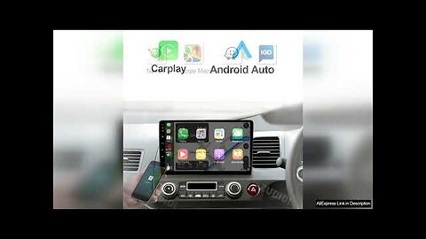 2 Din Carplay Android Auto Car Radio For Honda CIVIC 2006-2011 RHD Review