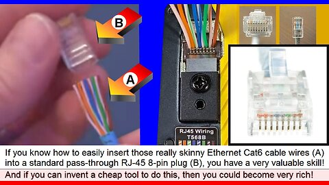 How to crimp CAT6 Ethernet wires...Not! — October 20, 2025