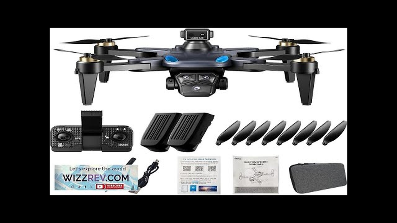 GPS Drone with 4K Dual Camera for AdultsFoldable HD Drones for Kids&Beginners3000mAh Review