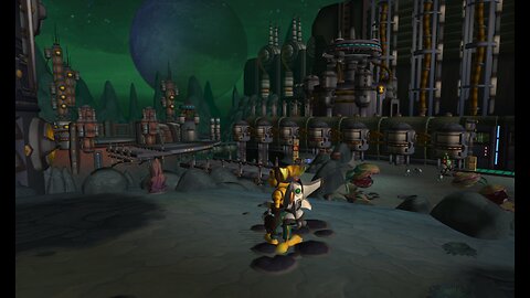 Ratchet and Clank 1 Planet Quartu. (First Visit)