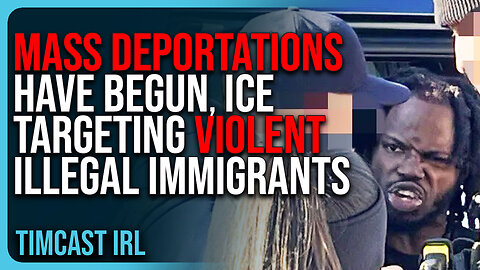 Mass Deportations Have BEGUN, ICE Targeting VIOLENT Illegal Immigrants