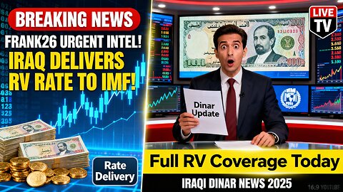 Frank26 Urgent Intel! 💥 Iraq Delivers RV Rate to IMF – Get Ready! 💥 Iraqi Dinar News Today
