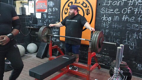 355 pounds bench press press