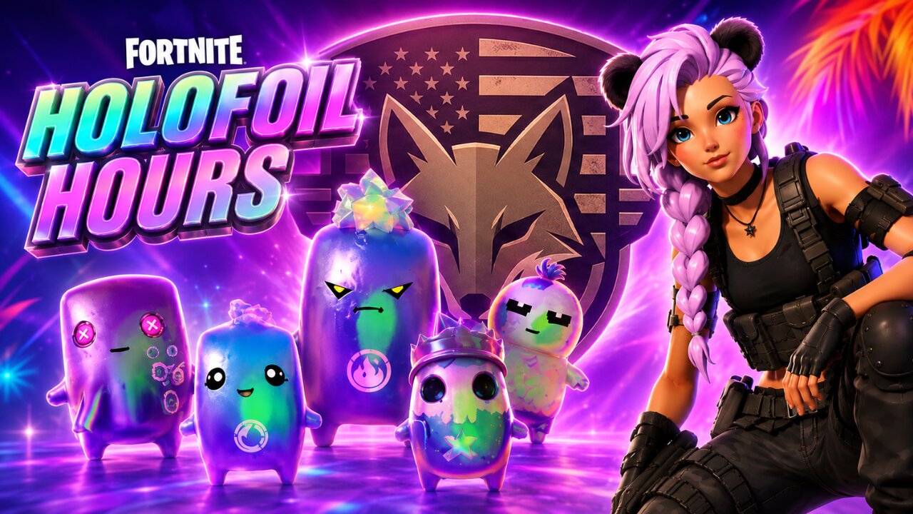 🎮 Holofoils Power Hour🎮 #fxh #foxholecontentcreator #ultienergy #lowlightgg