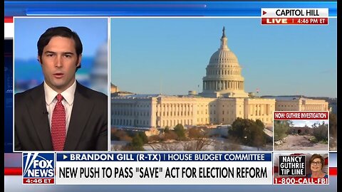 Rep Brandon Gill: Only American Citizens Should Be Voting!