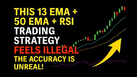 This 13 EMA + 50 EMA + RSI Trading Strategy Feels ILLEGAL — The Accuracy Is Unreal!