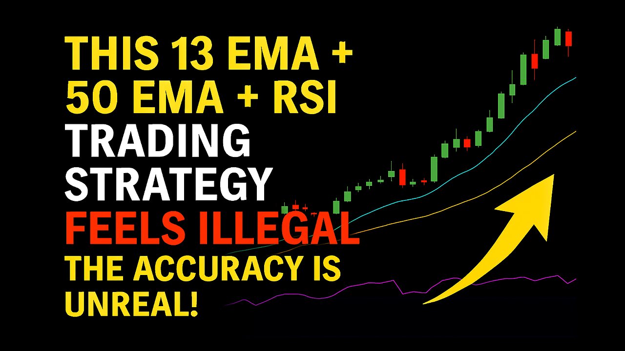 This 13 EMA + 50 EMA + RSI Trading Strategy Feels ILLEGAL — The Accuracy Is Unreal!