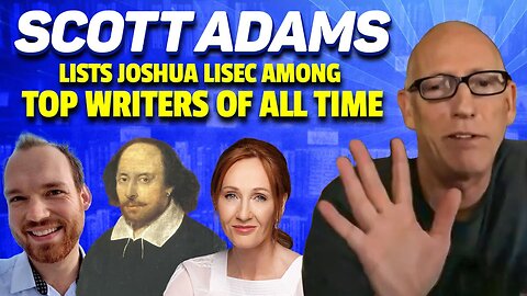 Scott Adams Lists Celebrity Ghostwriter & Writing Coach Joshua Lisec Among Best Writers of All Time
