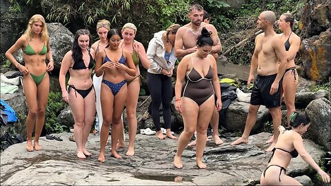 Hot Girls Exploring Hidden Waterfalls 🌊 | Most Stunning Moments! USA Travel