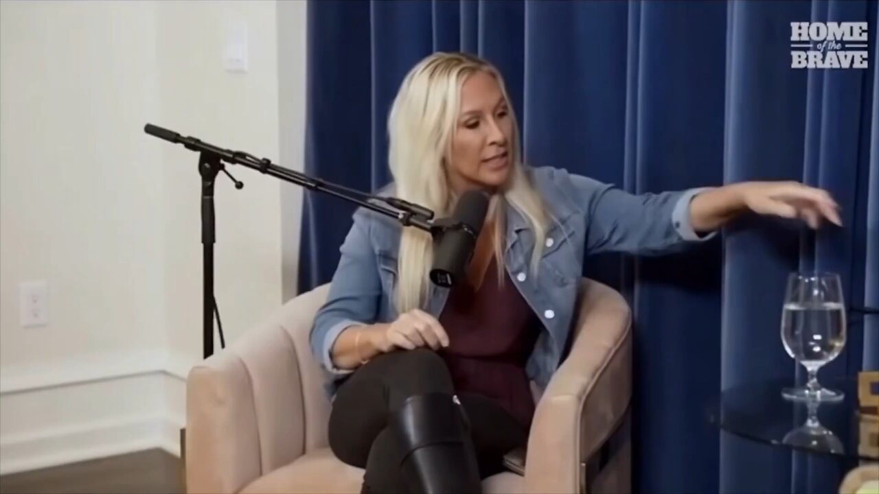 MTG has lost it completely as she joins Democrats with criticism of President Trump.