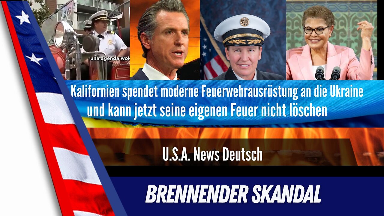 Skandal um Los Angeles Feuerwehr: Politiker verschenken nagelneue Ausrüstung an die Ukraine