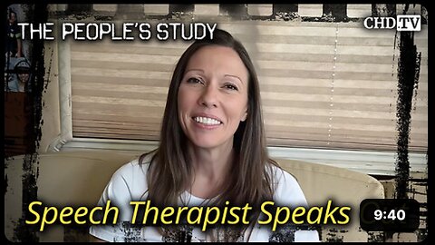 Speech Therapist Speaks Out