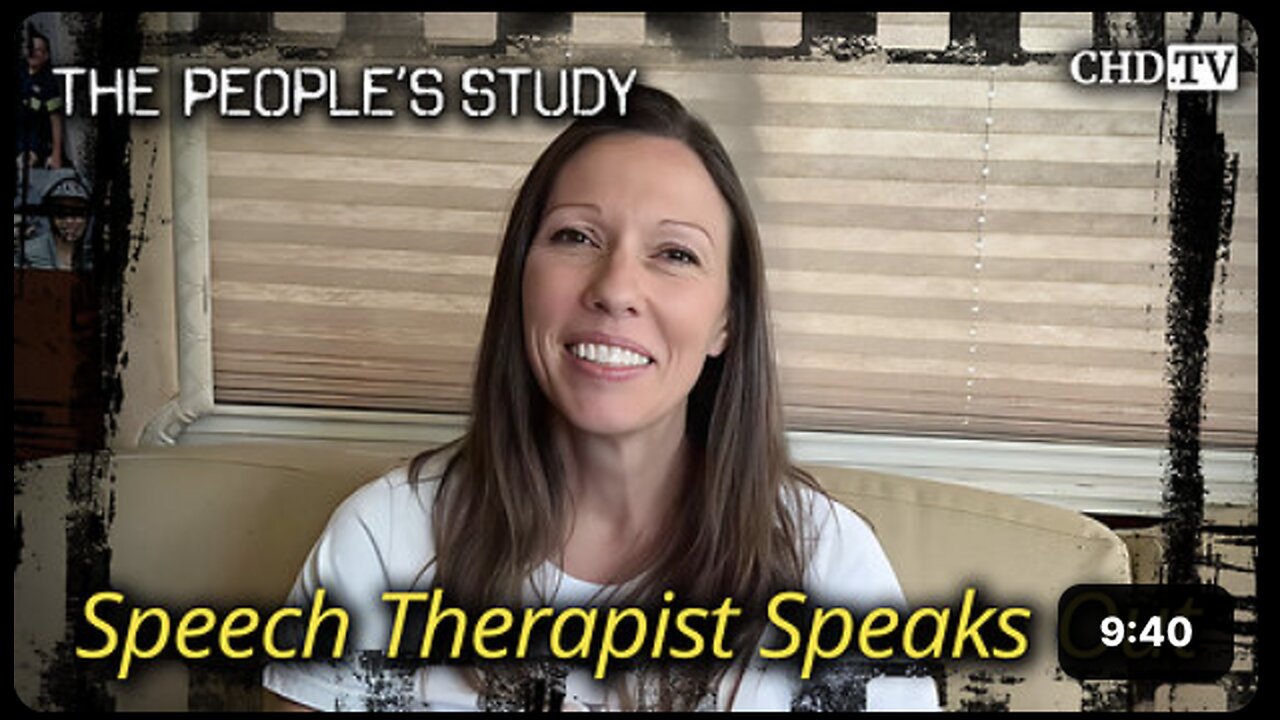 Speech Therapist Speaks Out