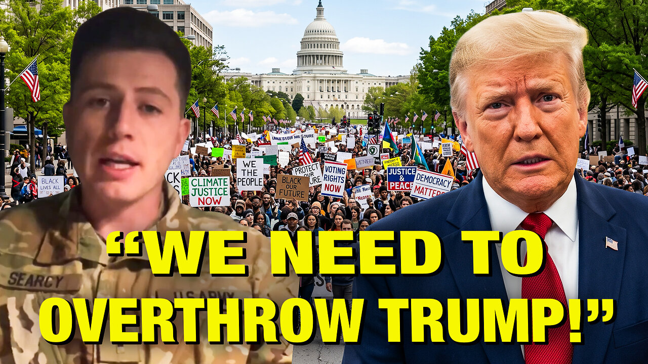 U.S. Soldier Calls For Americans To OVERTHROW Trump Administration! thumbnail