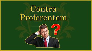 🟢 Legal Concept: Contra Proferentem; favor the contractee over the contractor; contract clarity 🟢