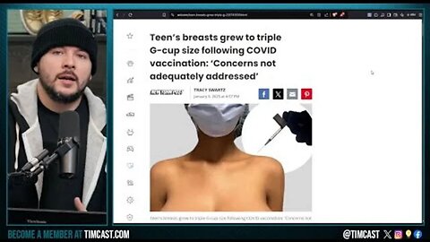 Women's Boobs EXPLODE After COVID Vaccine, Many Women Report Vaccine Causes BOOB GROWTH