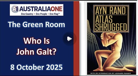 AustraliaOne Party (GR) - Who is John Galt (8 October 2025) IS JFK JR JOHN QALT?