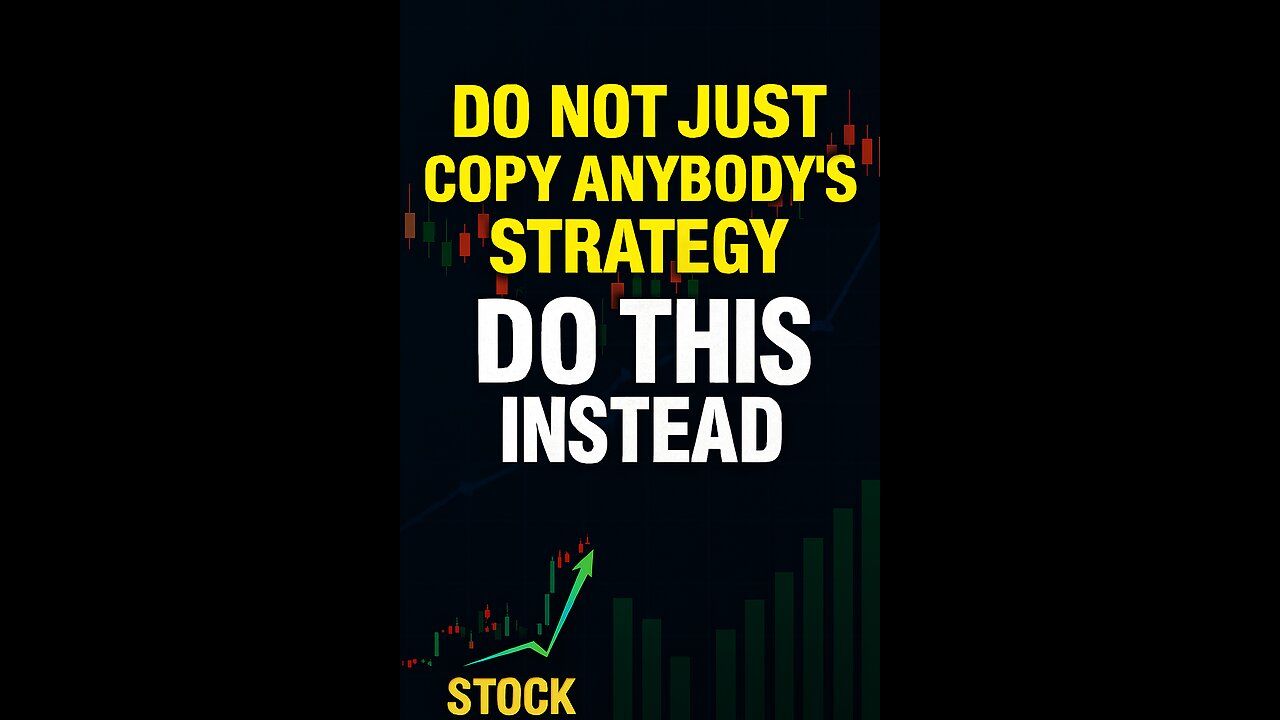 Stop Copying Trading Strategies