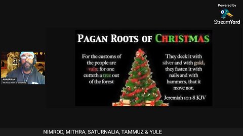 PAGAN ROOTS OF X-MAS: "NIMROD, MITHRA, SATURNALIA & TAMMUZ"