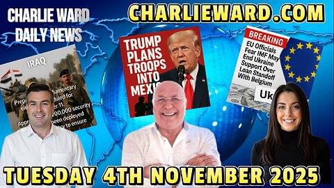 CHARLIE WARD DAILY NEWS WITH CHARLIE WARD, PAUL BROOKER & DREW DEMI TUESDAY 4TH NOVEMBER 2025