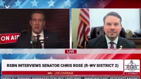 Senator Chris Rose (R-WV) joins RSBN to talk about ICE operating in West Virginia