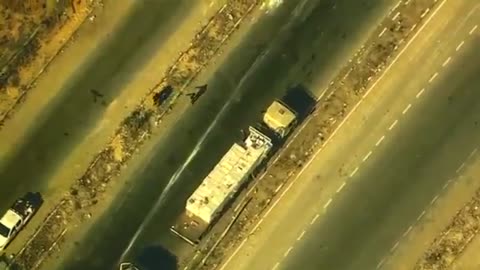 The US Central Command publishes a drone video showing what it says are suspected Hamas