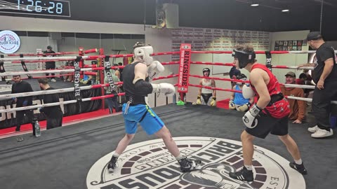 Joey sparring Dylan rd 1. 2//3/26