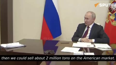 Could POTUS & Putin have already worked out a deal❓Putin talking trade here....