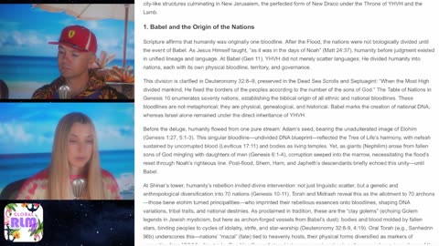 THE SAPPHIRE THRONE - #16 Cruciform CHRISTMAS Cosmological Re-Creation