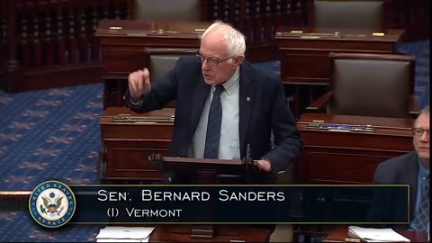 🚨 BREAKING: In an incredible sight, Sen. Bernie Sanders is ERUPTING on the Senate floor ...